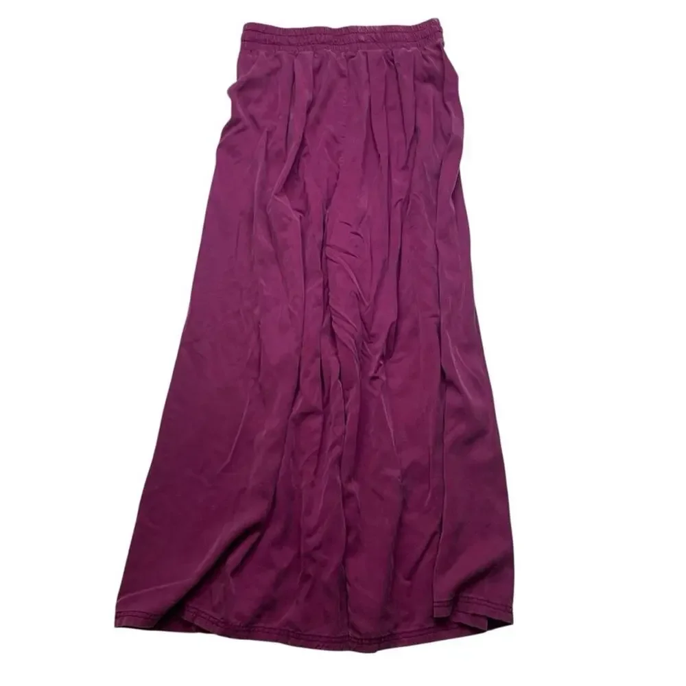 Free People movement size small abs tracker slouchy wide leg pants Pink split